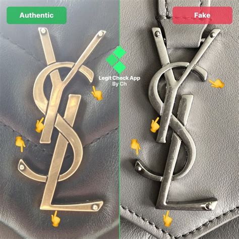 fake vs real ysl bag|ysl lou camera bag authentic.